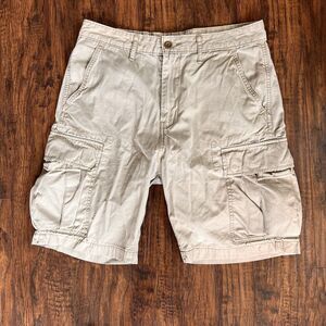 Levis Cargo Shorts Men's‎ 31 Khaki Ripstop Cotton Hiking Outdoors